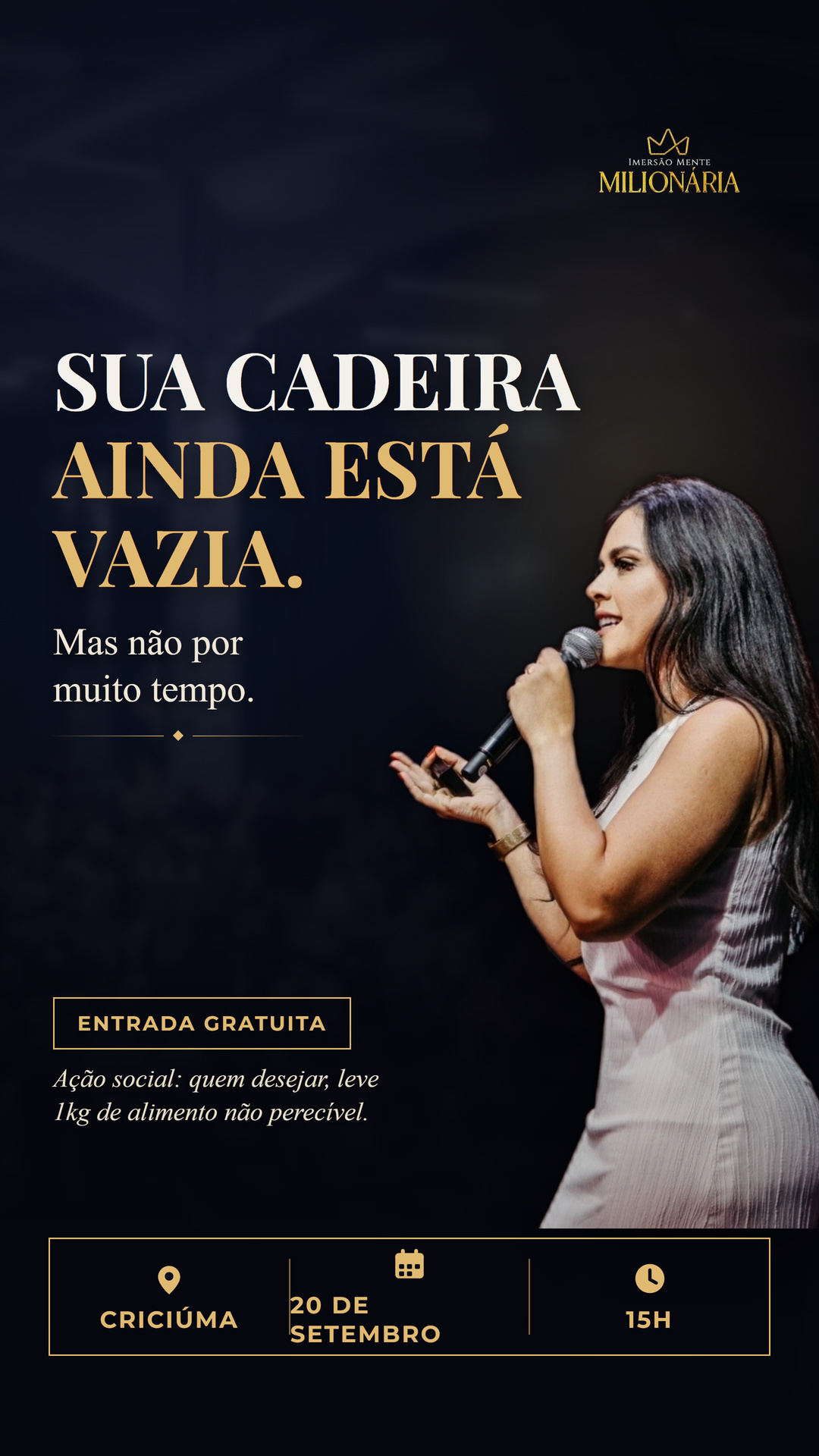 Sua cadeira ainda está vazia — Criciúma
