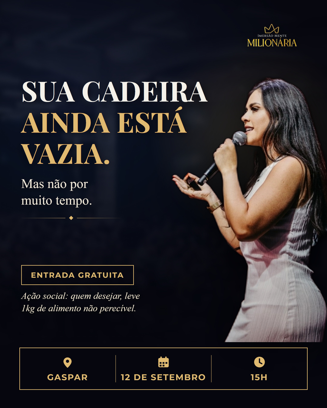 Sua cadeira ainda está vazia — Gaspar