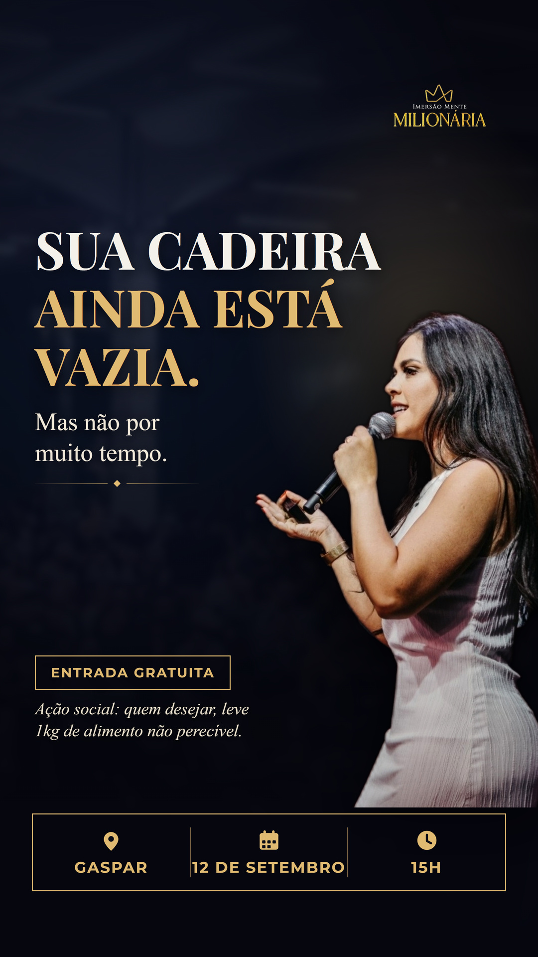 Sua cadeira ainda está vazia — Gaspar