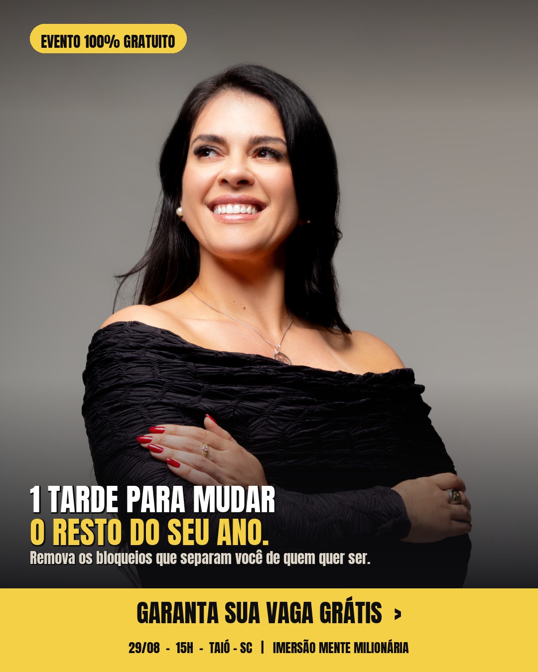 1 tarde muda o ano — Taió