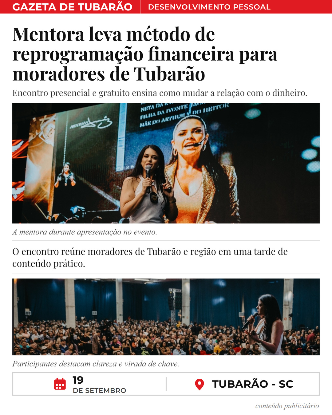 Matéria longa — Tubarão