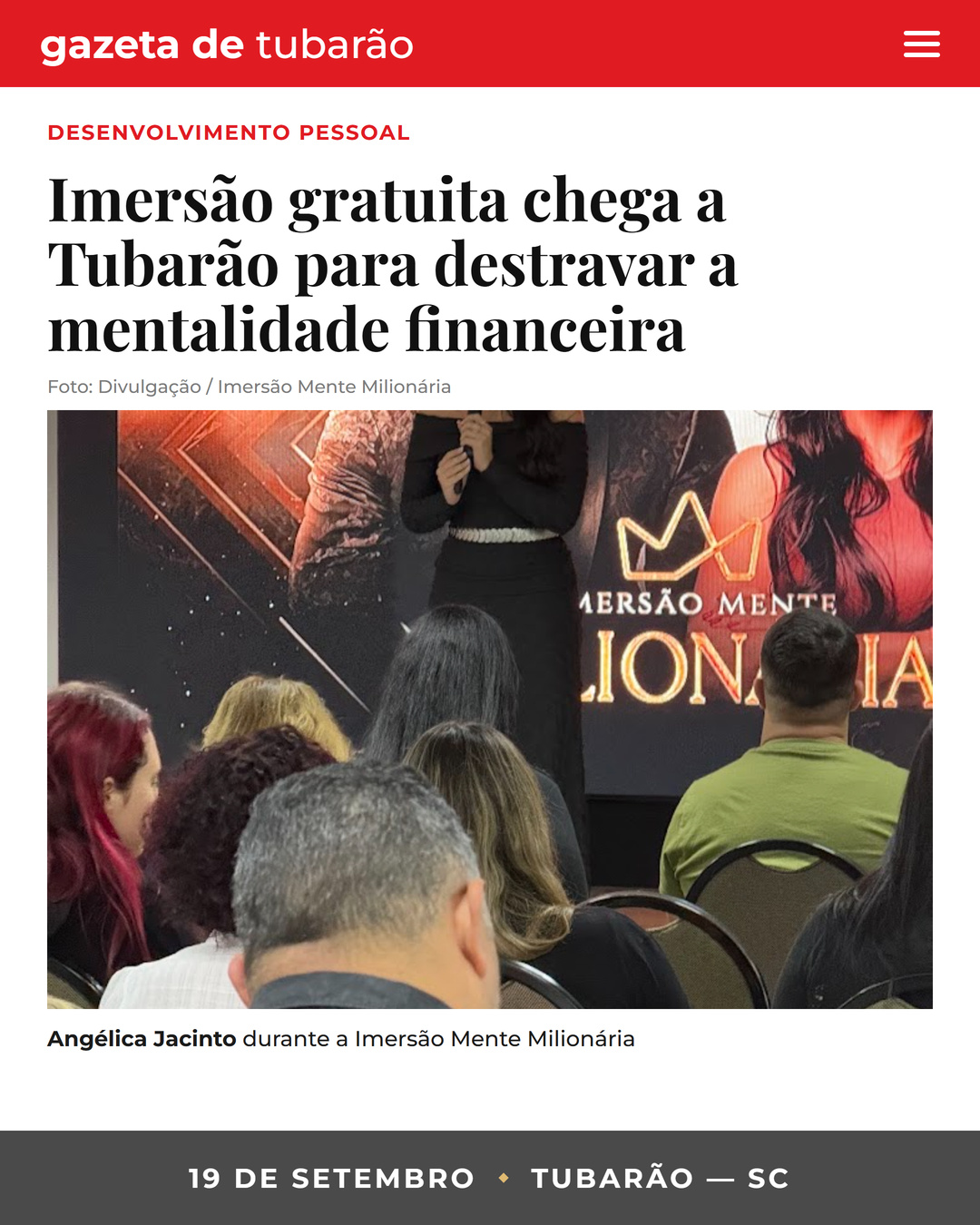 Notícia · foto nova — Tubarão