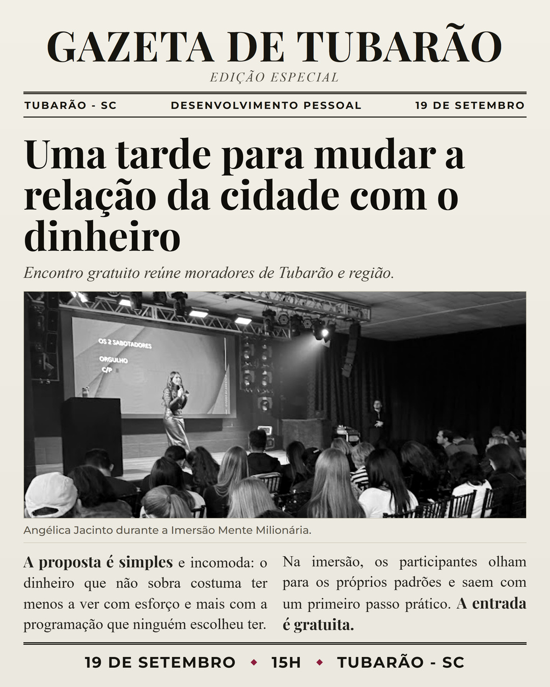 Jornal impresso — Tubarão